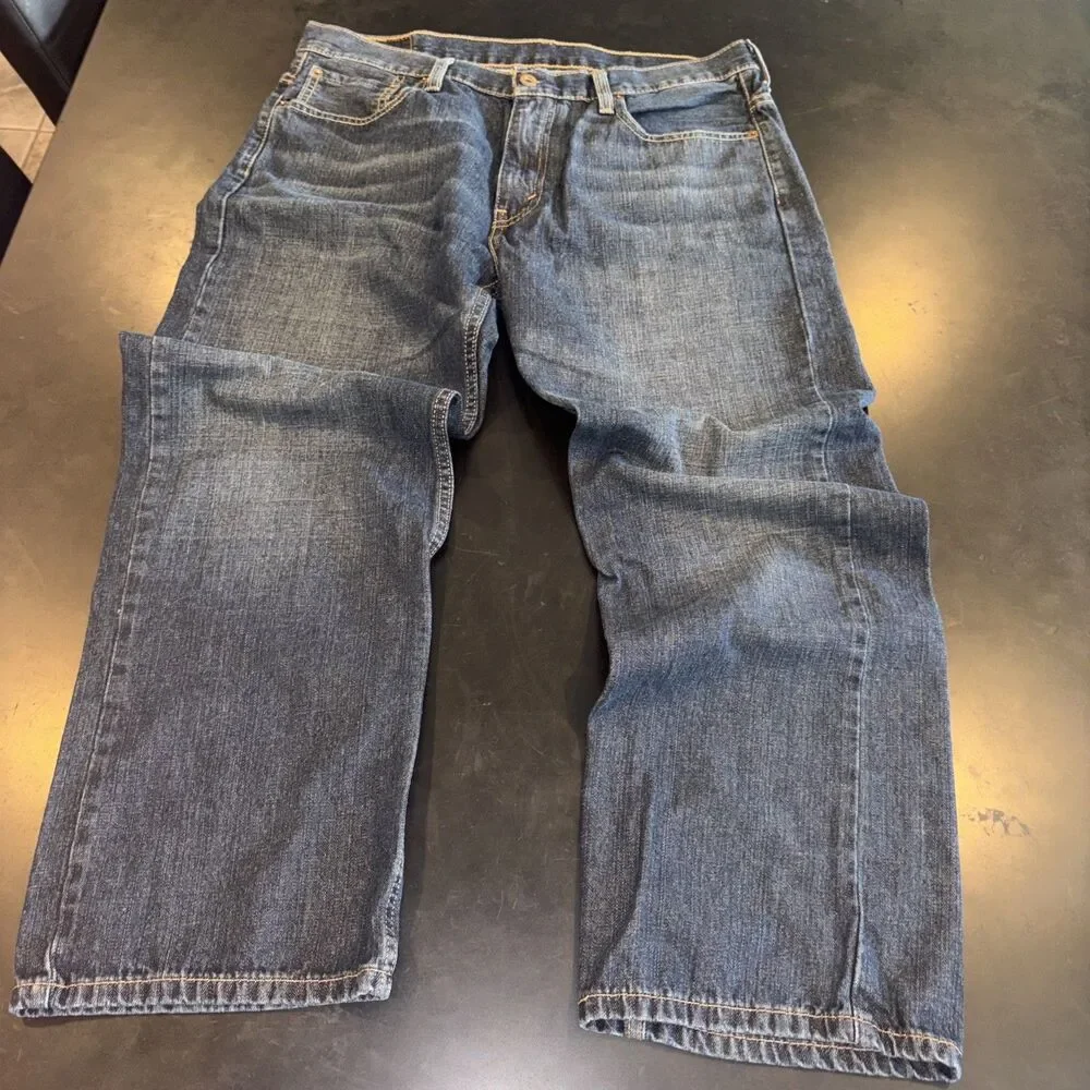 LEVI'S 569 JEANS Loose Straight Blue Y2K Skater VintageStyle Streetwear Relaxed